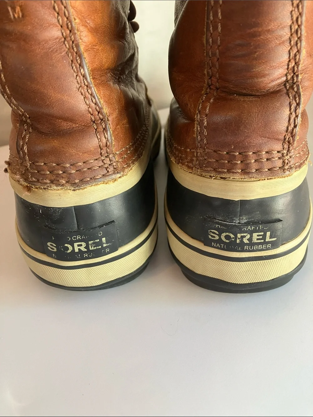 Sorel 1964 Premium LTR waterproof winter insulated boots brown leather women’s 8